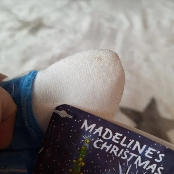 Kohls Cares Madeline Plush 12" Stuffed Doll Toy in Blue Dress & Yellow Hat - Picture 9 of 9